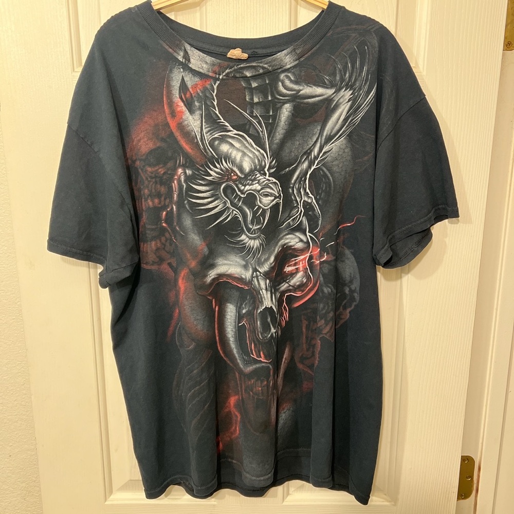 Vintage Y2K Grunge Cyber Mall Goth T-Shirt Mens Size L